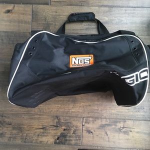 NOS energy drink by Coke Duffle travel bag, NWOT
